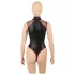 Cottelli - netbody met rits (zwart)