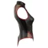Cottelli - netbody met rits (zwart)