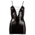 Cottelli - glanzende jurk met veters (zwart) - M