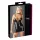 Cottelli - glanzende jurk met veters (zwart) - XL