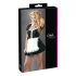 Cottelli - vrouwelijk ober kostuum set - zwart - XL