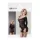 NO:XQSE - lange mouwen, doorzichtige, zwarte catsuit (S-L)