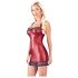 Cottelli - glanzend minijurkje (rood) - L