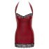 Cottelli - glanzend minijurkje (rood) - L
