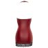 Cottelli - glanzend minijurkje (rood) - L