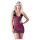 Cottelli - exclusieve veterjurk (rood) - M