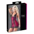 Cottelli - jurk met vetersluiting - rood - exclusief design - L