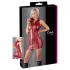 Cottelli Party - glanzende, mouwloze minijurk met ritssluiting (rood) - M
