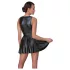 Cottelli - plooien jurk - met riem - zwart - XL