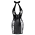 Noir - veters mini-jurk (zwart)