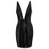 Cottelli Party - Zwart jurk met slangenprint - M
