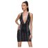 Cottelli Party - Zwart jurk met slangenprint - L
