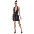 Cottelli Party - Zwart jurk met slangenprint - L