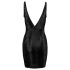 Cottelli Party - Zwart jurk met slangenprint - L