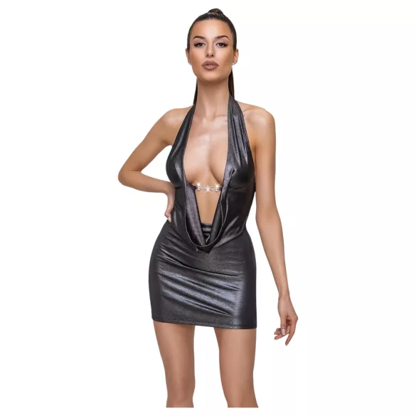 Cottelli Party - halterjurk (zilver) - M
