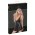 Noir - Mini jurk met slangenprint (zwart) - L