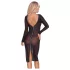 Cottelli Party - transparante jurk - met ritssluiting - zwart - L
