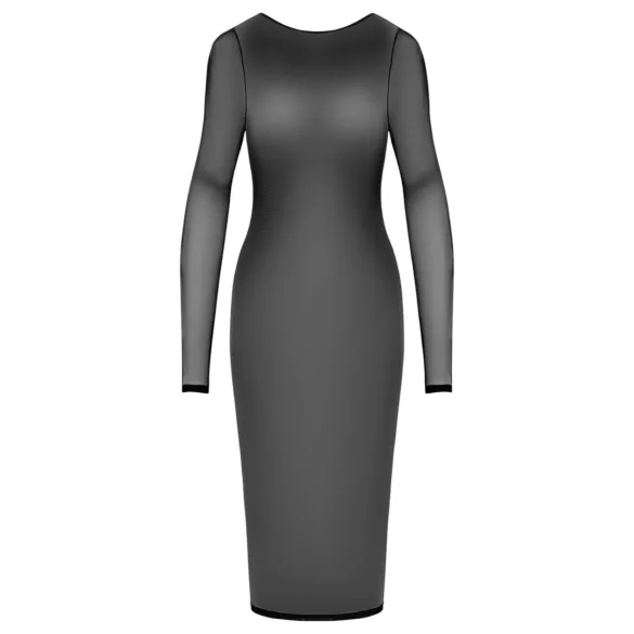 Cottelli Party - transparante jurk - met ritssluiting - zwart - L