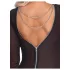 Cottelli Party - transparante jurk - met ritssluiting - zwart - L
