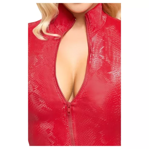 Cottelli - minijurk - slangenprint - rood - M