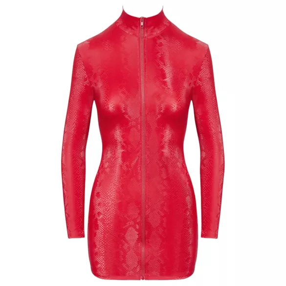 Cottelli - minijurk - slangenprint - rood - L