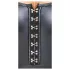 Cottelli - glanzende minijurk - geplooide rok - zwart - M