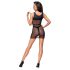 Cottelli - doorschijnende partyset (zwart) - M