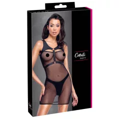 Cottelli - doorschijnende partyset (zwart) - L
