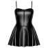 Noir Libido - mini jurk - mat - zwart