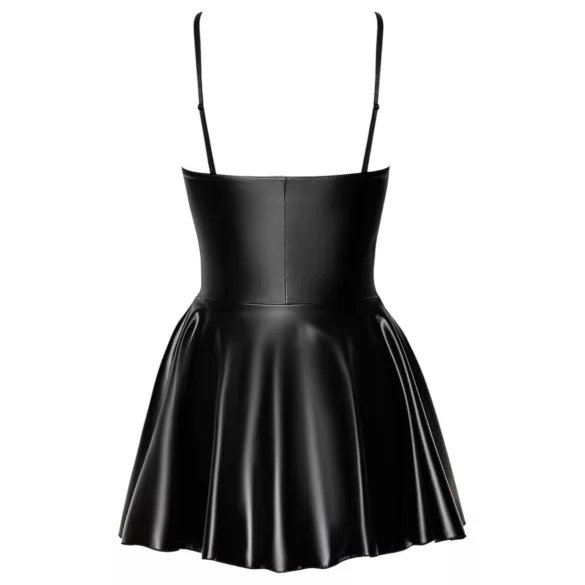Noir Libido - mini jurk - mat - zwart