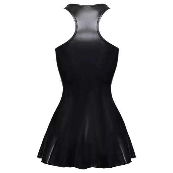 Cottelli - mini-jurkje met lak-effect (zwart) - M