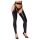 Noir - glanzende panty - chaps (zwart)