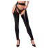 Noir - glanzende openkousen - chaps stijl - zwart - L