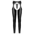 Cottelli - open chaps broek en string set (zwart)