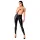 Noir - lange wetlook broek - zwart