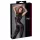 Cottelli - glanzende korte mouwen catsuit (zwart) - L