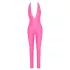 Cottelli Party - catsuit met diepe rug (roze)
