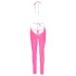 Cottelli Party - catsuit met diepe rug (roze)