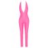 Cottelli Party - catsuit met diepe rug (roze) - M