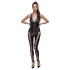 Cottelli Party - halter jumpsuit met veter (zwart) - M