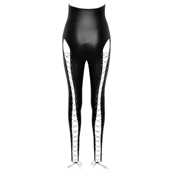 Cottelli Party - halter jumpsuit met veter (zwart) - XL