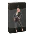 Noir - Lange jumpsuit met slangenprint (zwart) - M