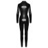 Noir - Lange jumpsuit met slangenprint (zwart) - M
