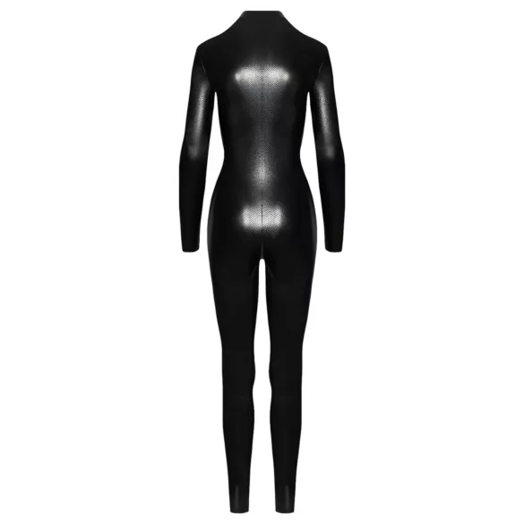 Noir - catsuit voor dames - slangendessin - zwart - XL