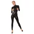 Noir - ritssluiting overall (zwart)