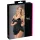 Cottelli - babydoll lingerie - transparant met ruches - zwart - M