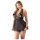 Cottelli Plus Size - kanten luchtige babydoll (zwart) - 3XL