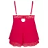 Cottelli Plus Size - babydoll - kant - rood
