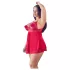 Cottelli Plus Size - babydoll - kant - rood - 2XL