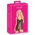 Kissable - Open babydoll (zwart)
